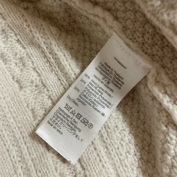 Madewell Cropped Cable Knit Cardigan - Picture 4 of 4